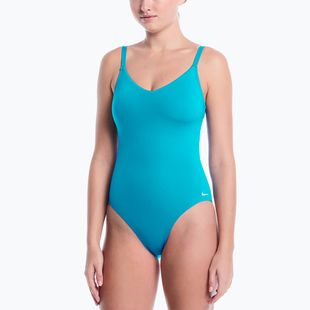 Ladies' one-piece swimsuit Nike Effortless Essential V-Neck energy