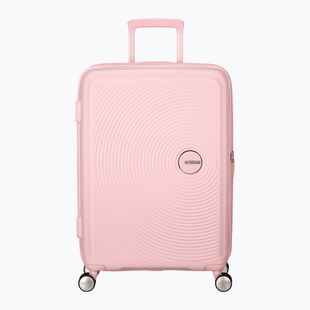 American Tourister Soundbox 81 l pastel pink travel case