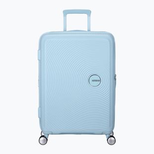 American Tourister Soundbox 81 l pastel blue travel case