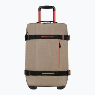 American Tourister Urban Track Duffle With Wheels 55 l beige / orange travel case