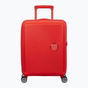 Travel suitcase American Tourister Soundbox 41 l neon orange