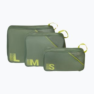 Organizer set American Tourister Packing S/M/L 3 pcs. olive/lime