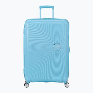 Cabin suitcase American Tourister Soundbox 77 110 l blueberry fizz