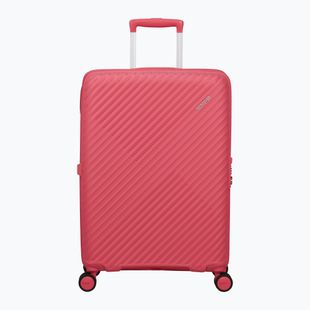 Cabin suitcase American Tourister Diablast Spinner 81 l pink glitch