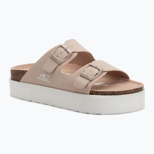 O'Neill women's Sandy Platform Slider Low peach whip flip-flops