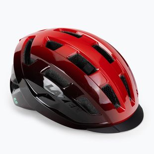 Lazer Codax KC CE-CPSC+net red-black bicycle helmet BLC2237891808