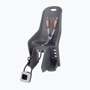 Child bike seat Polisport Bubbly Maxi Plus 29 charcoal grey/brown