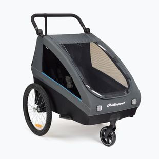 Bike trailer Polisport Kids Trailer&Stroller black/grey