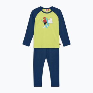 LEGO Lwagan 804 dark blue children's thermal underwear set