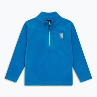 LEGO Lwsinclair 702 blue/lime children's fleece sweatshirt