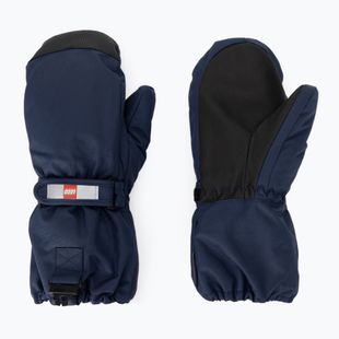 Children's ski gloves LEGO Lwatlin 706 blue