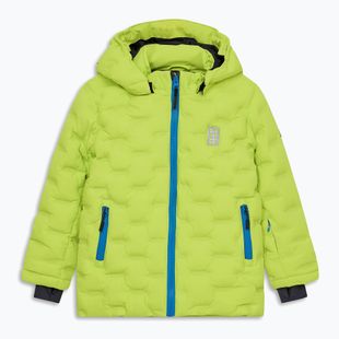 Children's ski jacket LEGO Lwjipe 706 lime green/blue