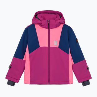 Children's ski jacket LEGO Lwjaz 801 fuchsia