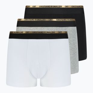 CR7 Basic Trunk men's boxer shorts 3 pairs balck/white/grey