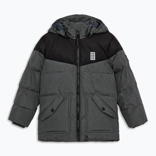 Children's insulated jacket LEGO Lwjebel 733 dark grey melange