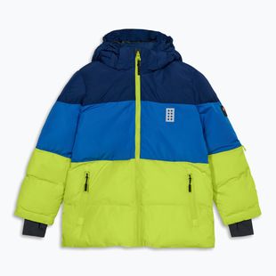 Children's ski jacket Lego Lwjaz 805 lime green