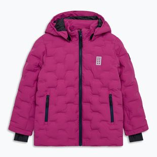 Children's ski jacket LEGO Lwjipe 706 fuchsia