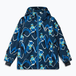 Children's ski jacket LEGO Lwjian 704 dark blue