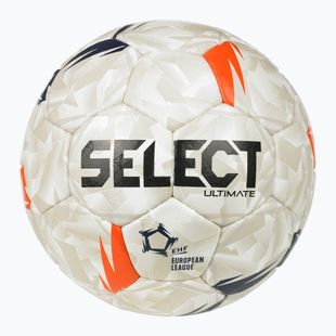 Handball SELECT Ultimate EHF European League V26 Replica rozmiar 2 white/black/orange
