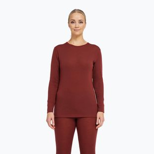 Women's thermal sweatshirt Dovre Wool burgundy