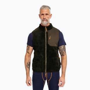 Men's gilet Dovre Teddy Fleece green