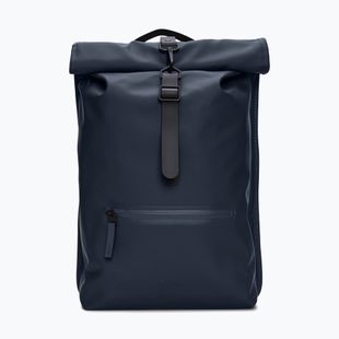 Urban backpack Rains Rucksack Rolltop 13 + 4 l navy