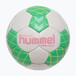 Handball Hummel Classic Advanced HB off white/green/yellow size 2