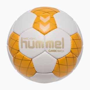 Handball Hummel Classic Match HB off white/orange/gold size 3