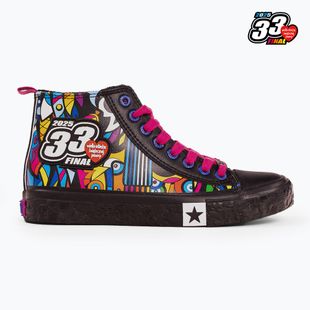BIG STAR women's trainers RR274A653 black/multicolour