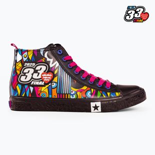 BIG STAR men's trainers RR174653 black/multicolour
