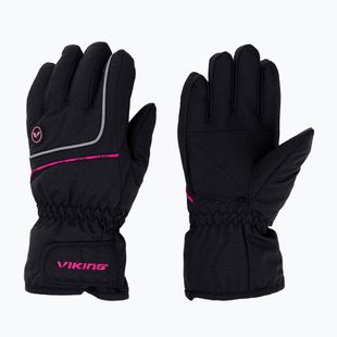 Viking Kevin children's ski gloves black 120/11/2255/43