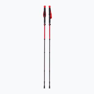 Viking Spider ski poles black/red