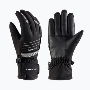 Children's ski gloves Viking Helix GTX dark grey