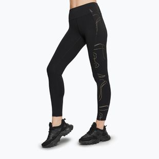 Women's workout leggings Cardio Bunny Misty black