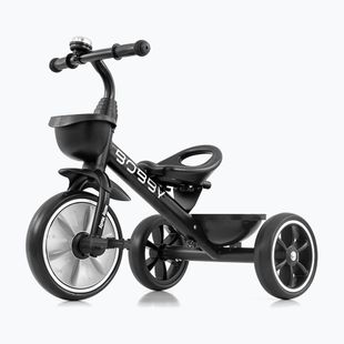 Three-wheeled balance bike Milly Mally Bobby black