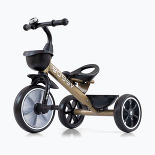 Three-wheeled balance bike Milly Mally Bobby golden