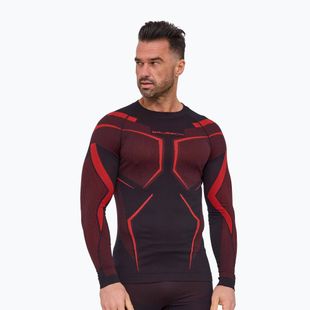 Men's thermal sweatshirt Brubeck Dry black/red