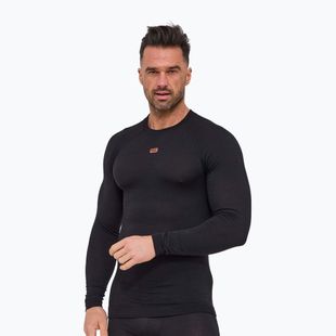 Men's thermal sweatshirt Brubeck Active Merino black