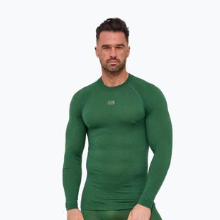 Men's thermal sweatshirt Brubeck Active Merino green