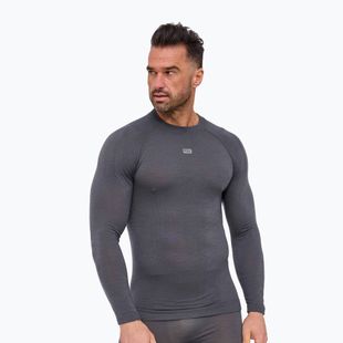 Men's thermal sweatshirt Brubeck Active Merino graphite