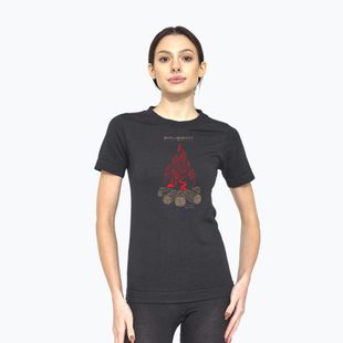 Women's thermal T-shirt Brubeck Outdoor Wool Pro black