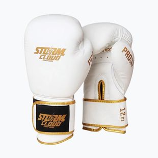 Boxing gloves StormCloud Boxing Pro white/gold