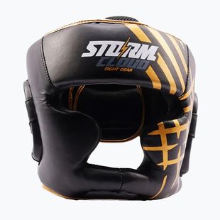 Boxing helmet StormCloud Lynx black/gold