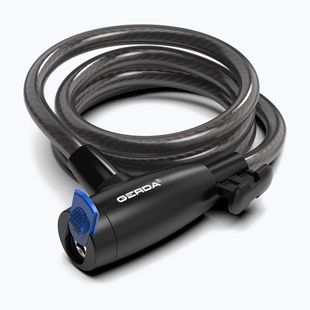 GERDA FLEX 1500/12T bicycle lock black