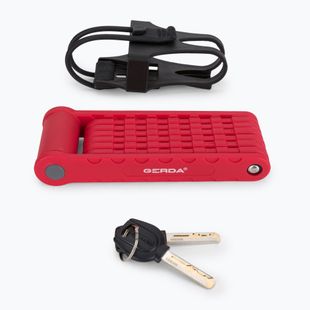 GERDA Fold Lite 950V bicycle lock red 0SF00095000.MXV2YP