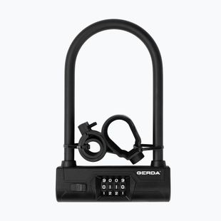 Bicycle lock GERDA Ultra Combo 245/153C U-Lock black