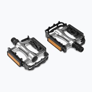 Bike pedals KROSS Starter 2.0 silver/black