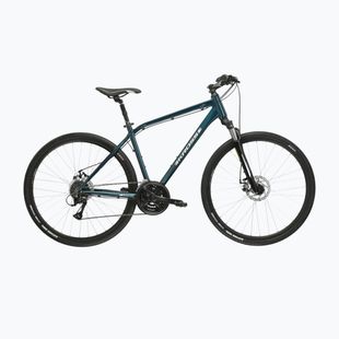 Men's city bike KROSS Move 2.0 turquoise/silver/shine