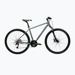 Cross bike KROSS Evado 3.0 grey/sea blue/shine