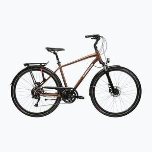 Trekking bike KROSS Trans 5.0 brown/silver/shine